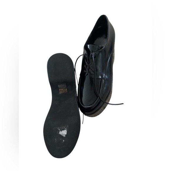 Jeffrey Campbell Glossy Black Platform Derbys - Picture 7 of 11